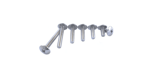 TOR. TAPA LATERAL CARENAJES UNIV. M6X10 CROM Paquete x 10