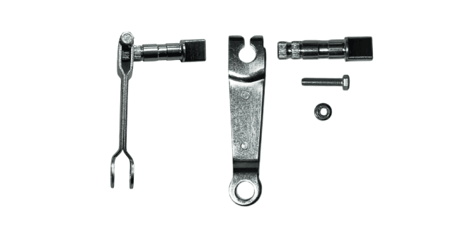 KIT LEVA FRENO TRASERO CON EJE YAMAHA DT125-175-RX100A
