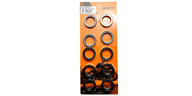 RETENEDOR TELESCOPICO 30-40.5-10.5 BAJAJ BOXER YAMAHA RX BANDA (DOBLE ACCION) Paquete x 10
